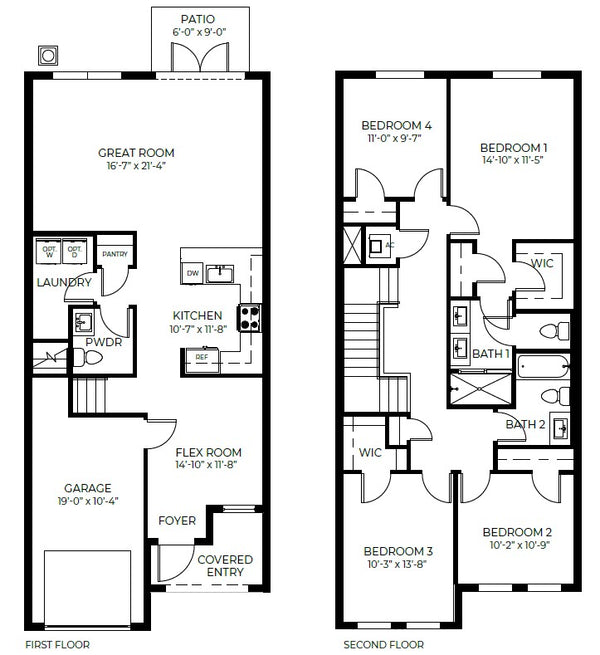 Floor plan Model 2-G
