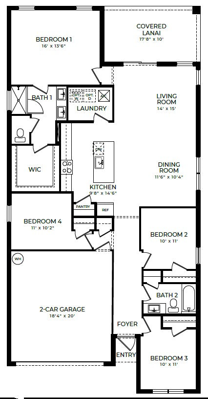 Floor plan Model 5-M
